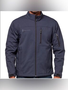 Free Country Men's Navy Softshell Jacket XL